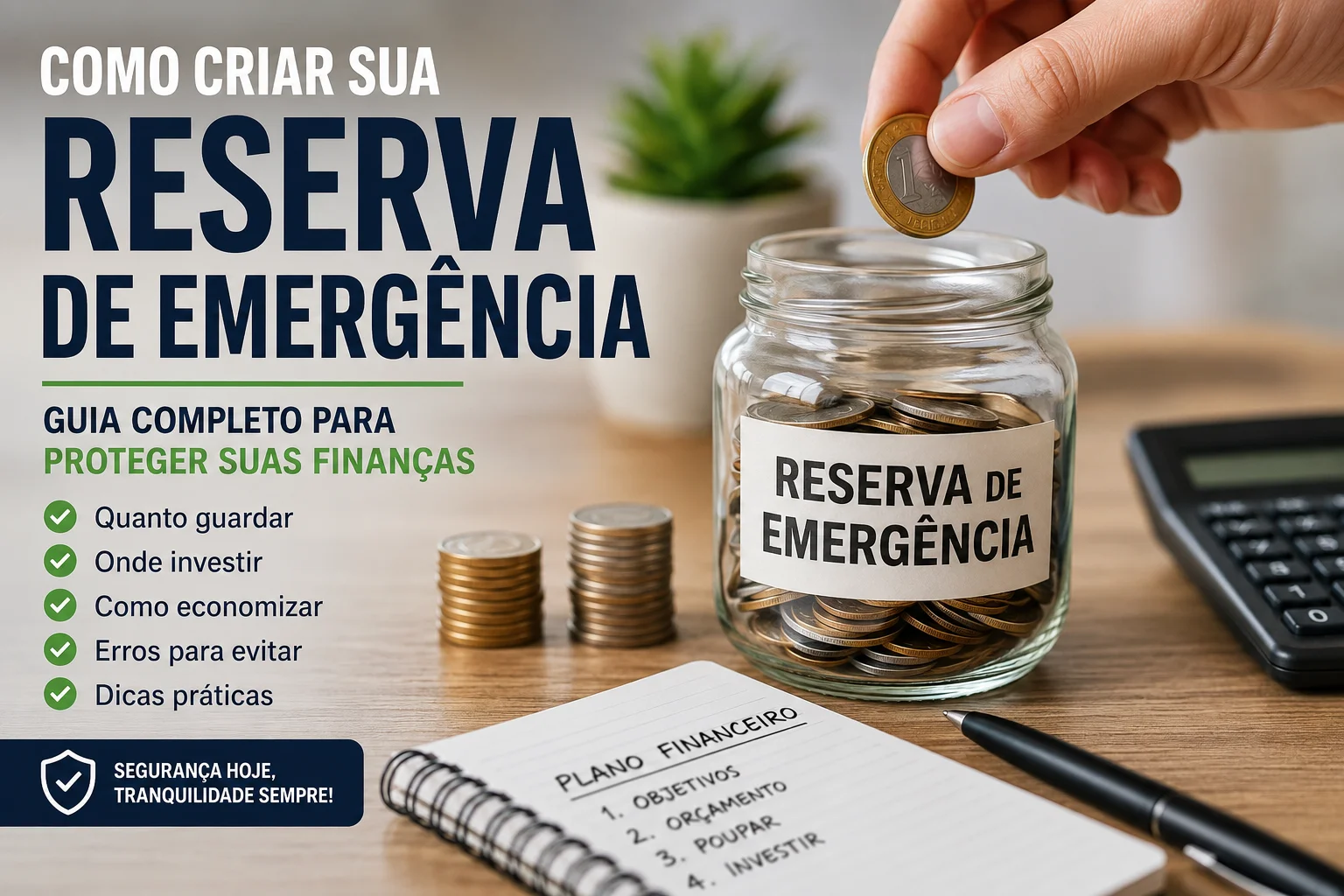 Como Criar uma Reserva de Emergência: Guia Completo para Proteger Sua Vida Financeira